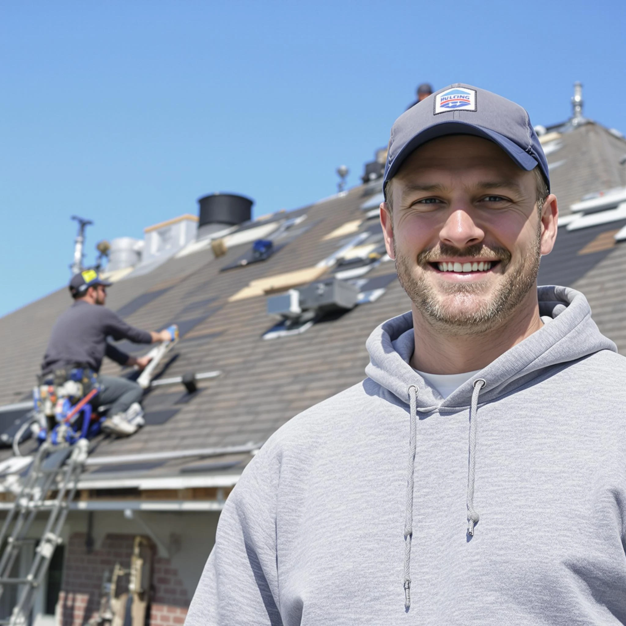 The Cuyahoga Falls Roofing Company team.